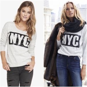 Express NYC Sequin Sweater